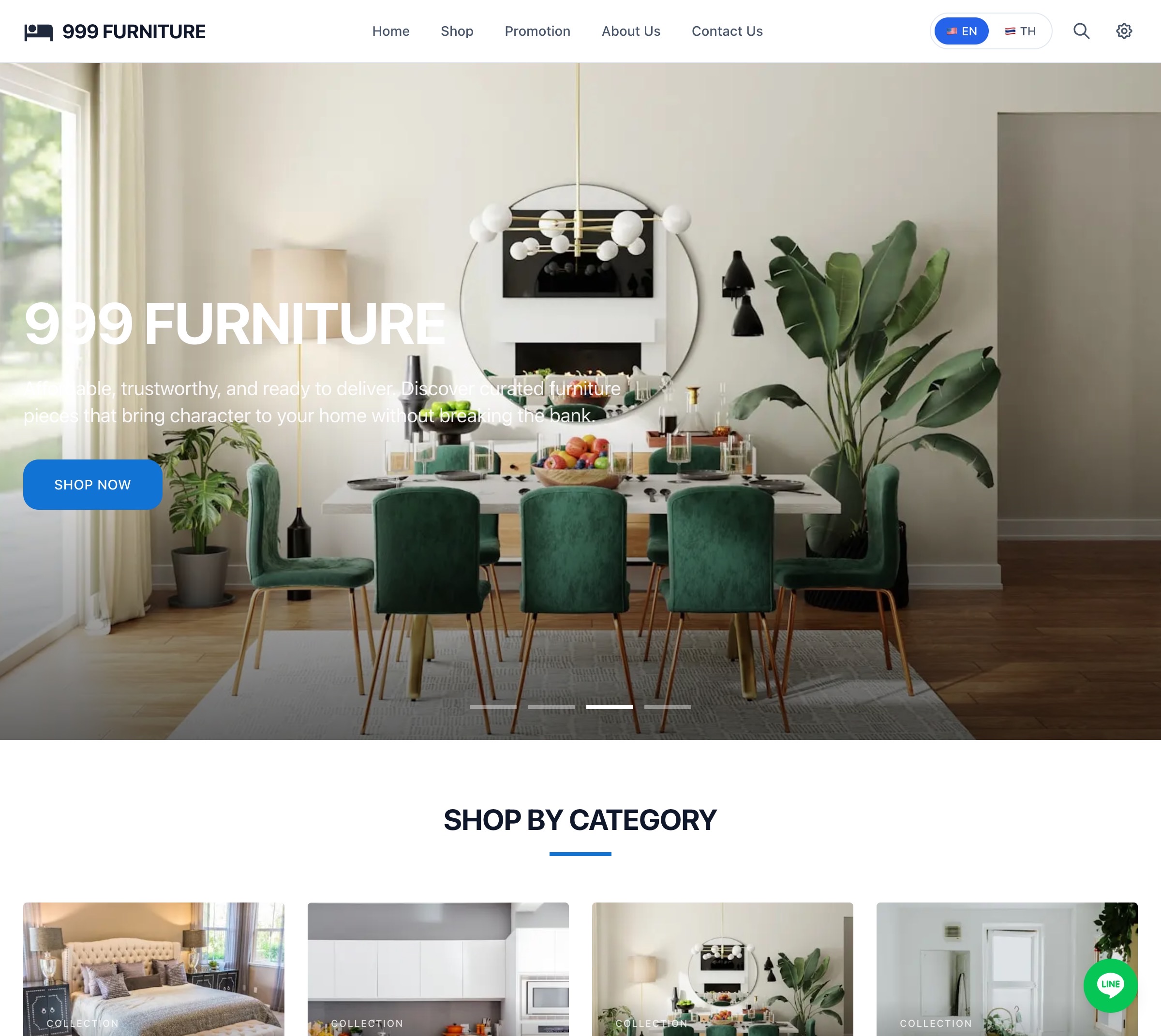 Furniture store website